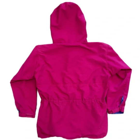 Vintage 80's Patagonia Mountain Anorak Pink Purple Trim Women's Size 10 - Picture 7 of 10